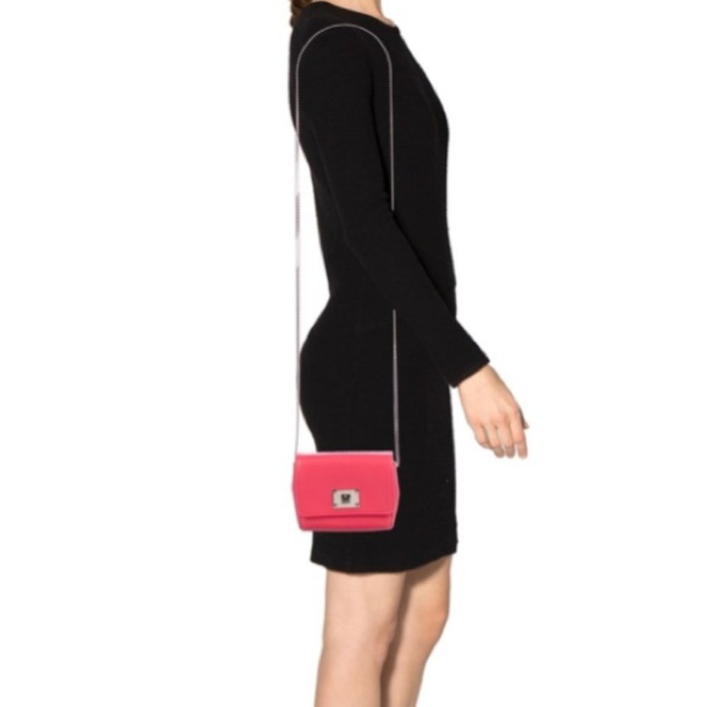 Jimmy Choo pink crossbody purse - Picture 1 of 4
